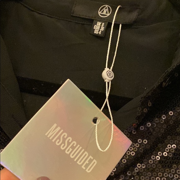 Missguided sequin shirt jumpsuit - Picture 2 of 6